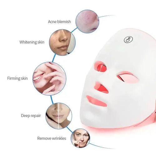 LED Therapy Mask in use